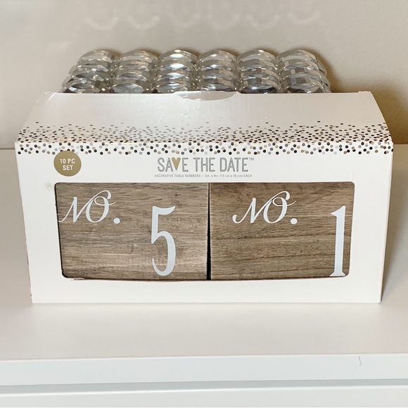 Other - Save The Date Decorative Table Numbers